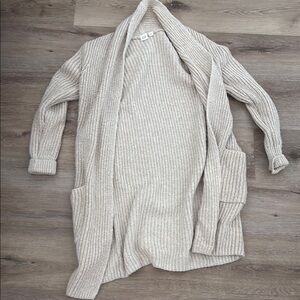Women's Cream Sweater Cardigan